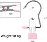 Anti-rust Clip Space-saving Clothespin Hat Pants Storage Hanging Travel Hook