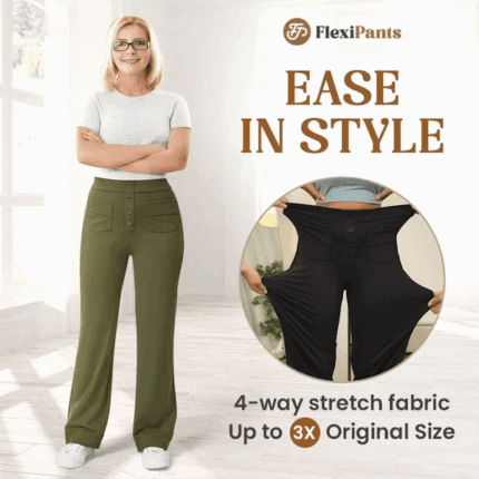 Krazza Women's High-Waist Stretch Pants