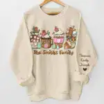 Let's Skip The Presents And Get Right To The Cookies - Family Personalized Custom Unisex Sweatshirt