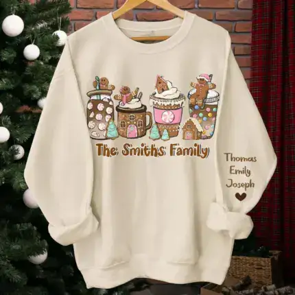 Let's Skip The Presents And Get Right To The Cookies - Family Personalized Custom Unisex Sweatshirt
