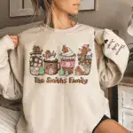 Let's Skip The Presents And Get Right To The Cookies - Family Personalized Custom Unisex Sweatshirt