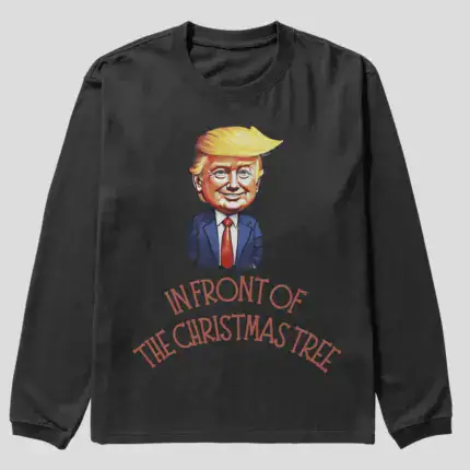 In Front Of The Christmas Tree Sweatshirt